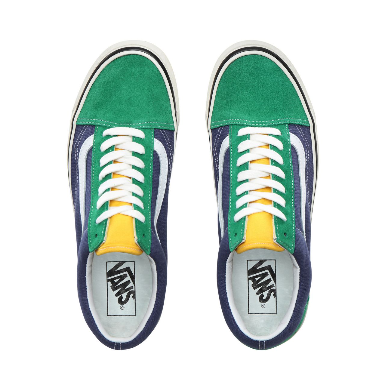 Vans Anaheim Factory Old Skool 36 DX Classic Mens Womens - (Anaheim Factory) Og Emerald/Og Navy VN0A38G2VZQ Shoes