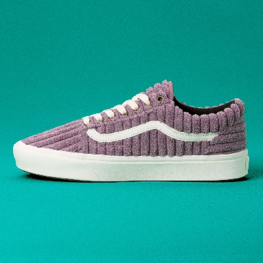 Vans Jumbo Cord ComfyCush Old Skool Classic Mens Womens - (Jumbo Cord) Nostalgia Rose/Marshmallow VN0A3WMAVWZ Shoes