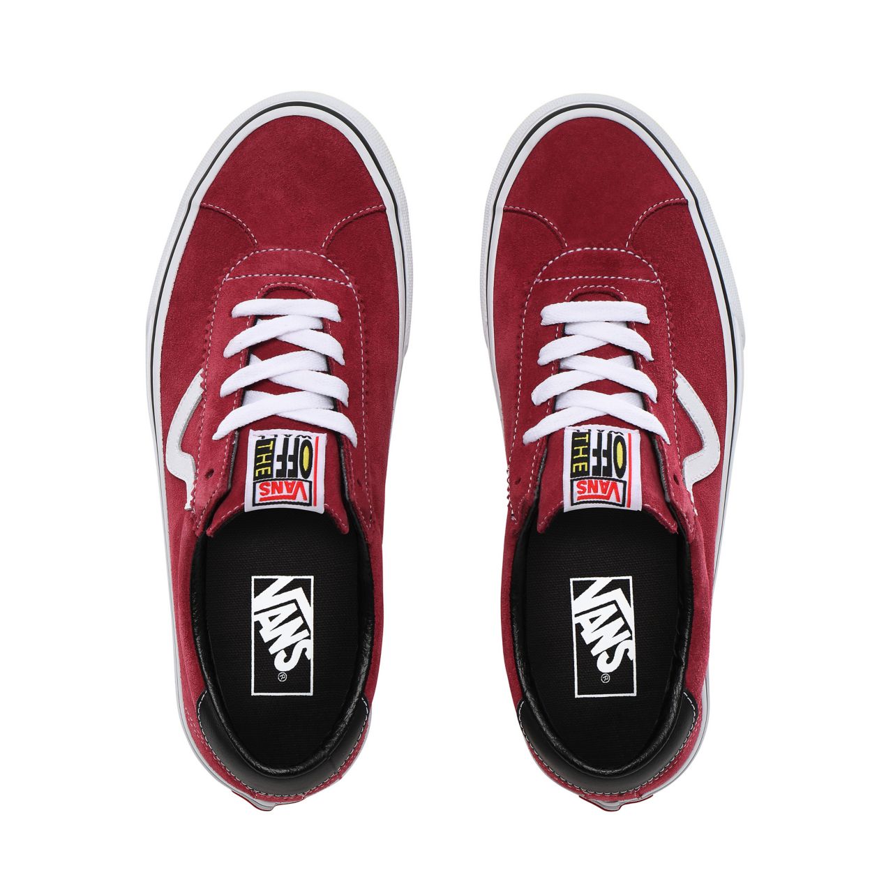 Vans Sport Classic Mens Womens - beet red/true white VN0A4BU6TYO Shoes