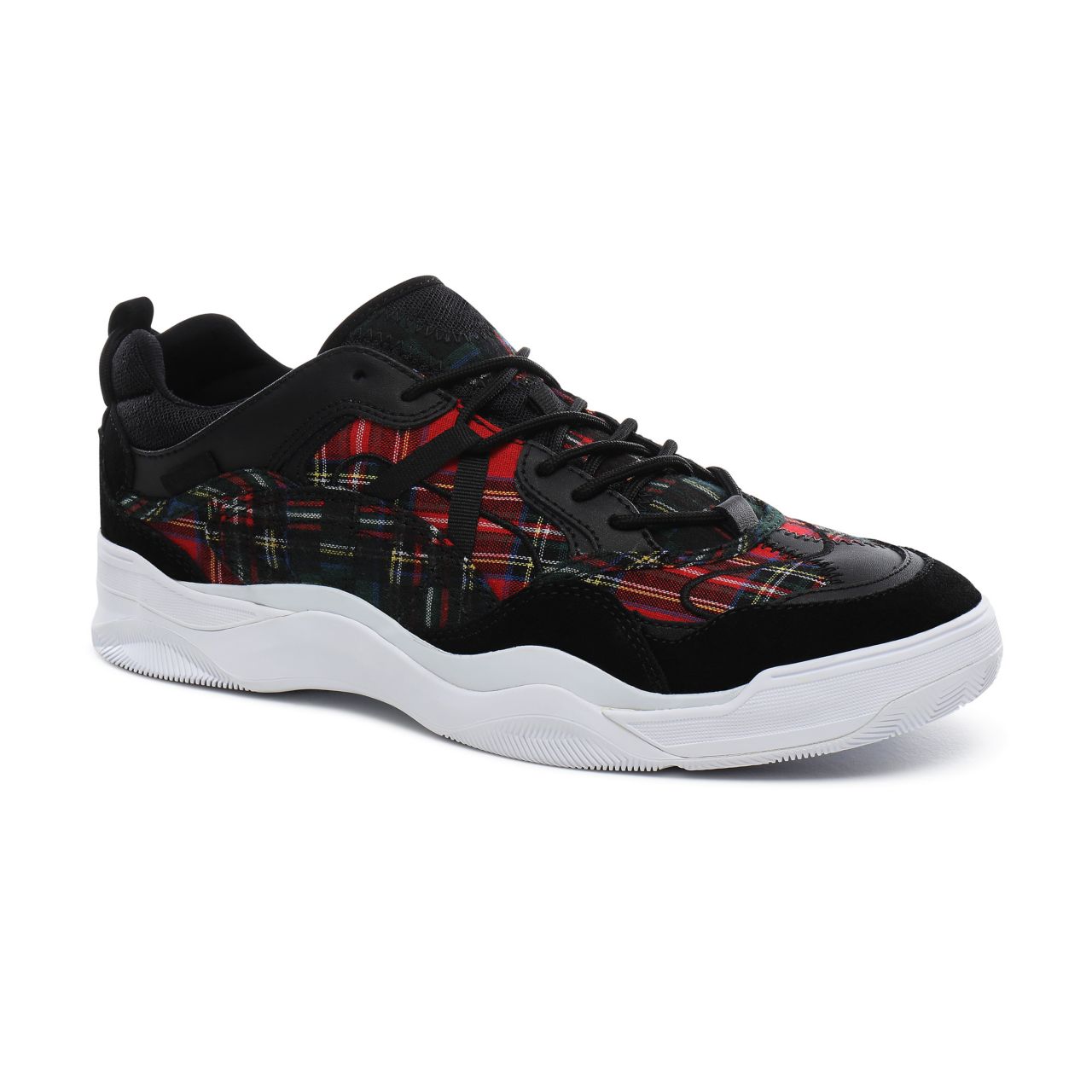 Vans Plaid Mix Varix WC Classic Mens Womens - (Plaid Mix) red/green/true white VN0A3WLNTYT Shoes