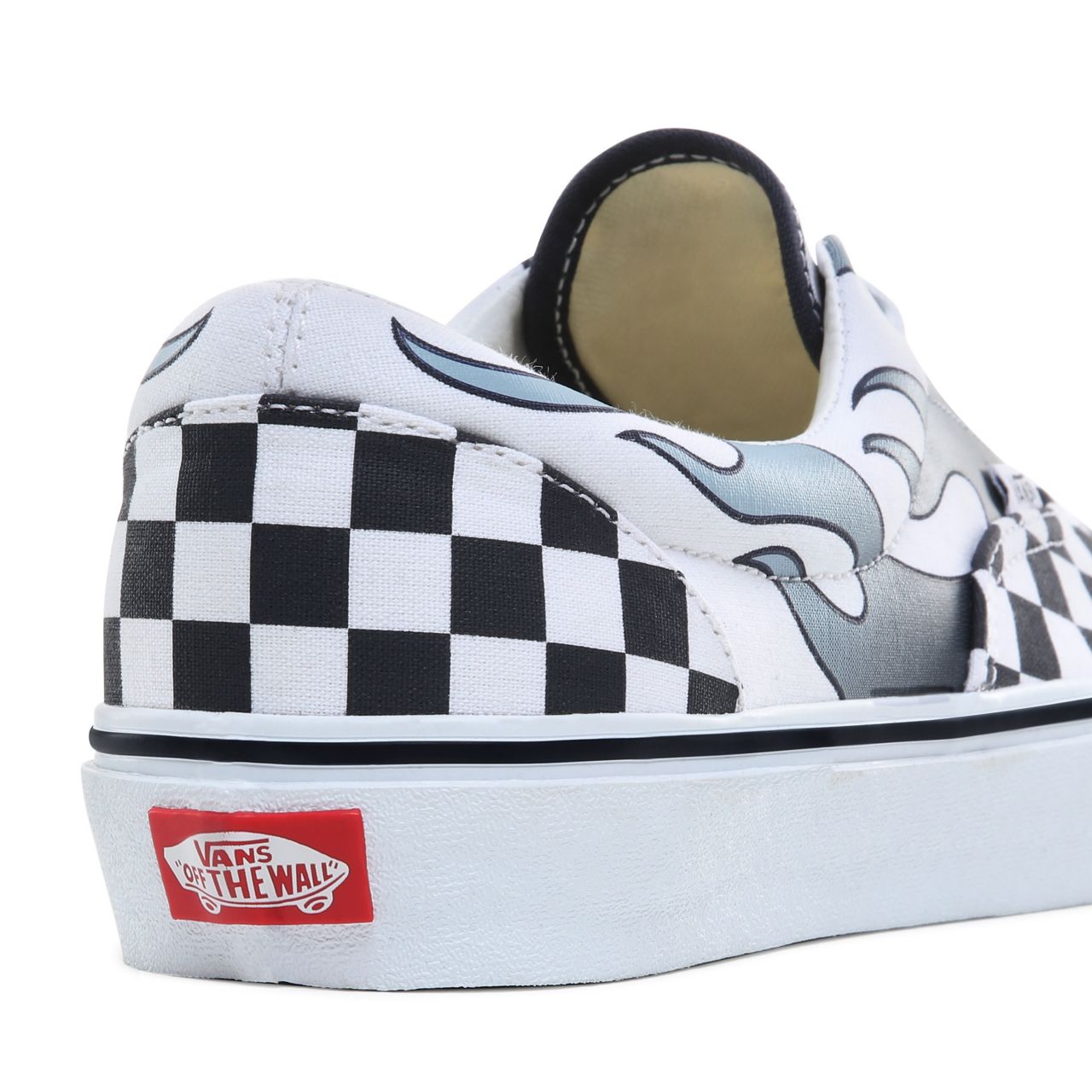 Vans Checkerboard Flame Classic Classic Mens Womens - (Checkerboard Flame) Parisian night/True White VN0A4BV4SX8 Shoes