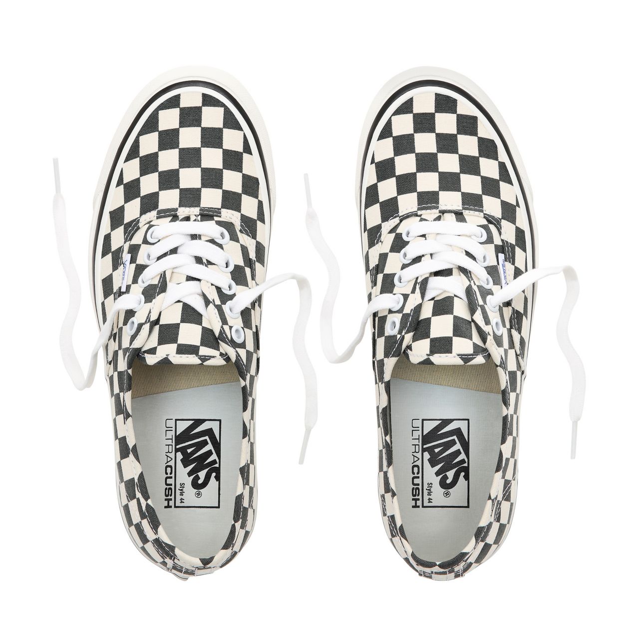 Vans Anaheim Factory Authentic 44 DX Classic Mens Womens - Black/Check VN0A38ENOAK Shoes