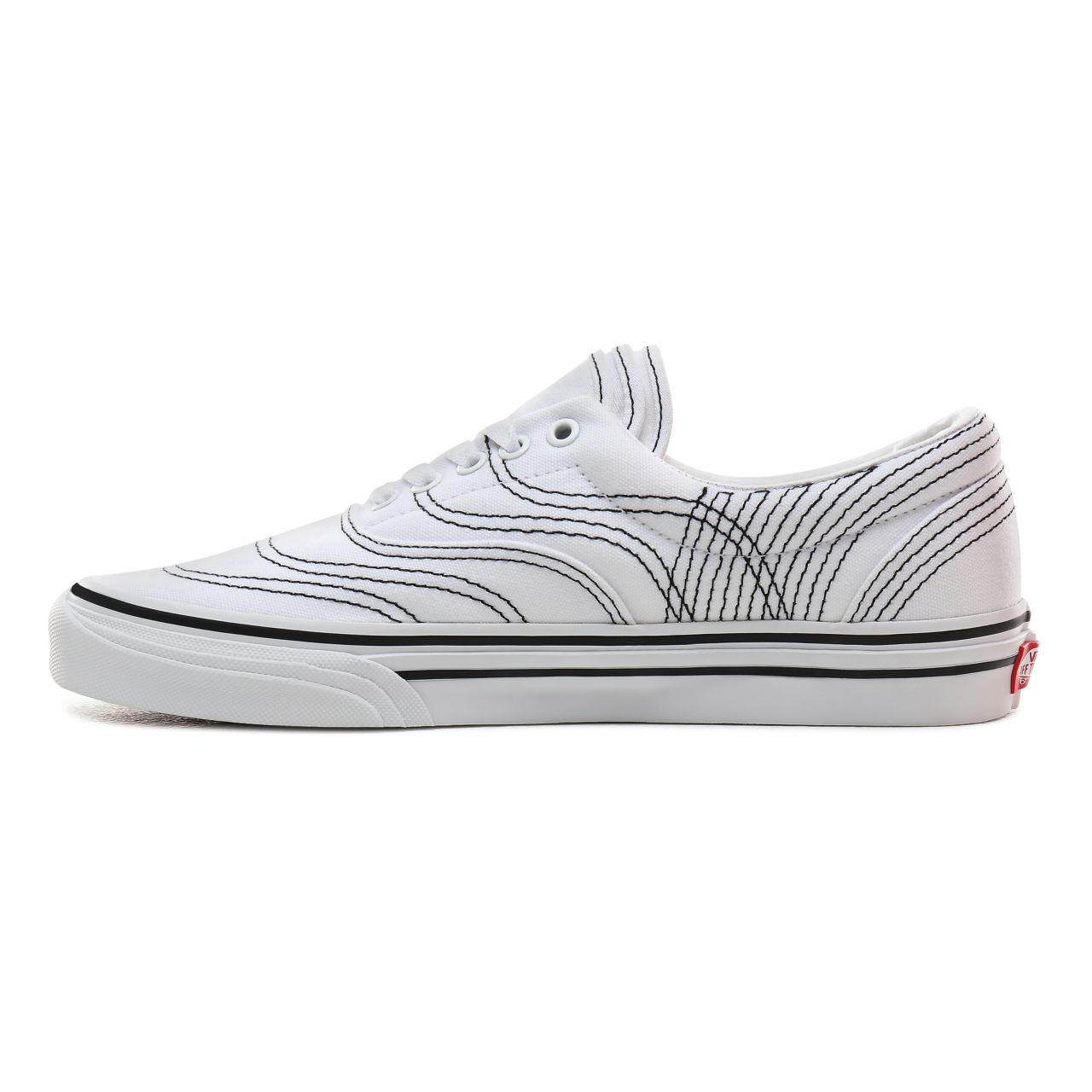 Vans Vision Voyage Era 3ra Classic Mens Womens - (Vision Voyage) True White/Black VN0A4BTMVY6 Shoes