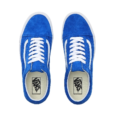 Vans Pig Suede Old Skool Classic Mens Womens - (Pig Suede) Princess Blue/True White VN0A4BV5V78 Shoes