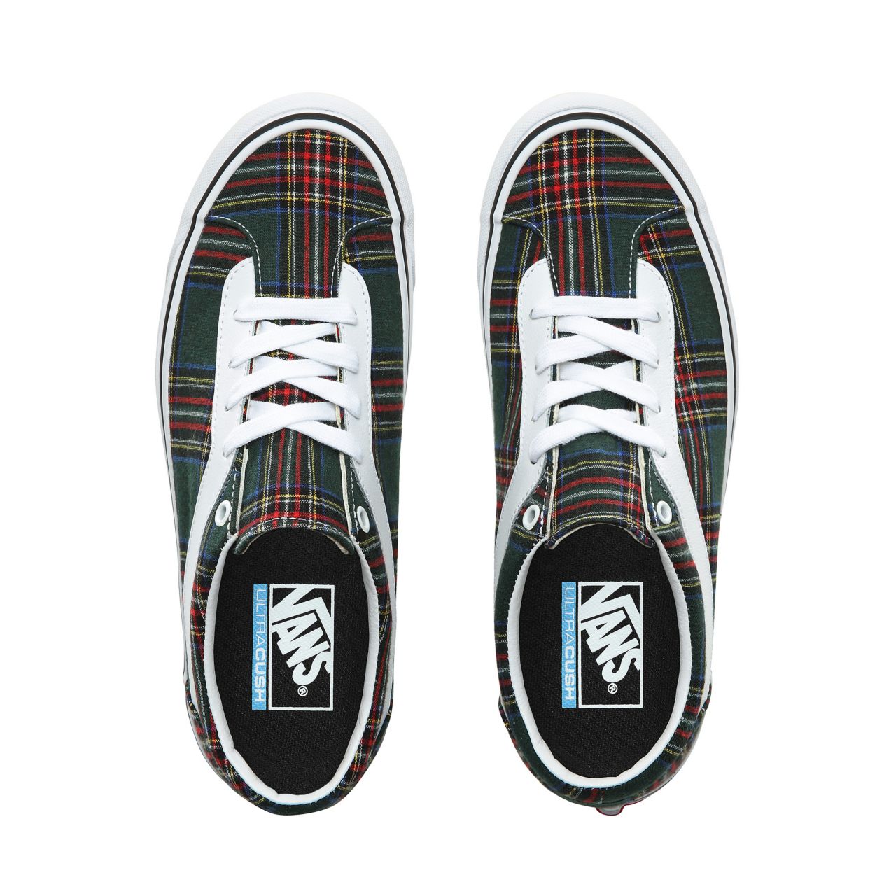 Vans Plaid Bold NI Classic Mens Womens - (Plaid) Green/True White VN0A3WLPV8B Shoes