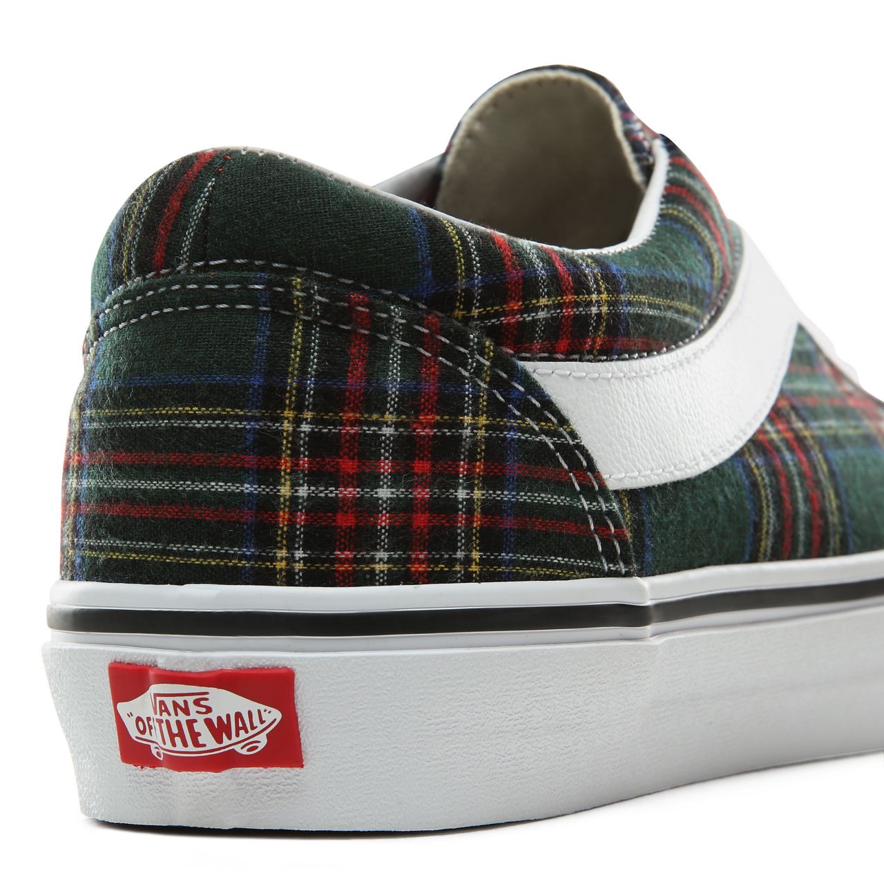 Vans Plaid Bold NI Classic Mens Womens - (Plaid) Green/True White VN0A3WLPV8B Shoes