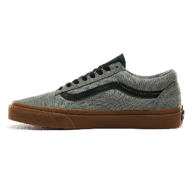 Vans Gum Old Skool Classic Mens Womens - (Gum) Shadow/Trekking Green VN0A4BV5V4T Shoes