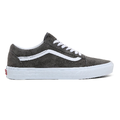 Vans Pig Suede Old Skool Classic Mens Womens - (Pig Suede) Pewter/True White VN0A4BV5TIL Shoes