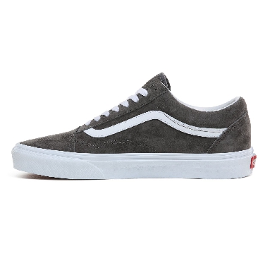 Vans Pig Suede Old Skool Classic Mens Womens - (Pig Suede) Pewter/True White VN0A4BV5TIL Shoes