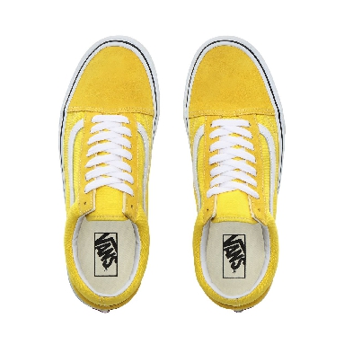 Vans Old Skool Classic Mens Womens - Vibrant Yellow/True White VN0A4BV5FSX Shoes