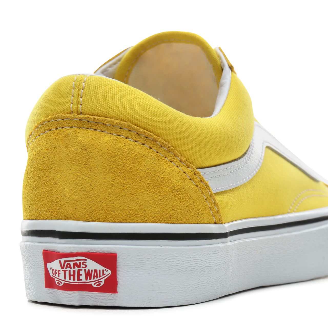 Vans Old Skool Classic Mens Womens - Vibrant Yellow/True White VN0A4BV5FSX Shoes