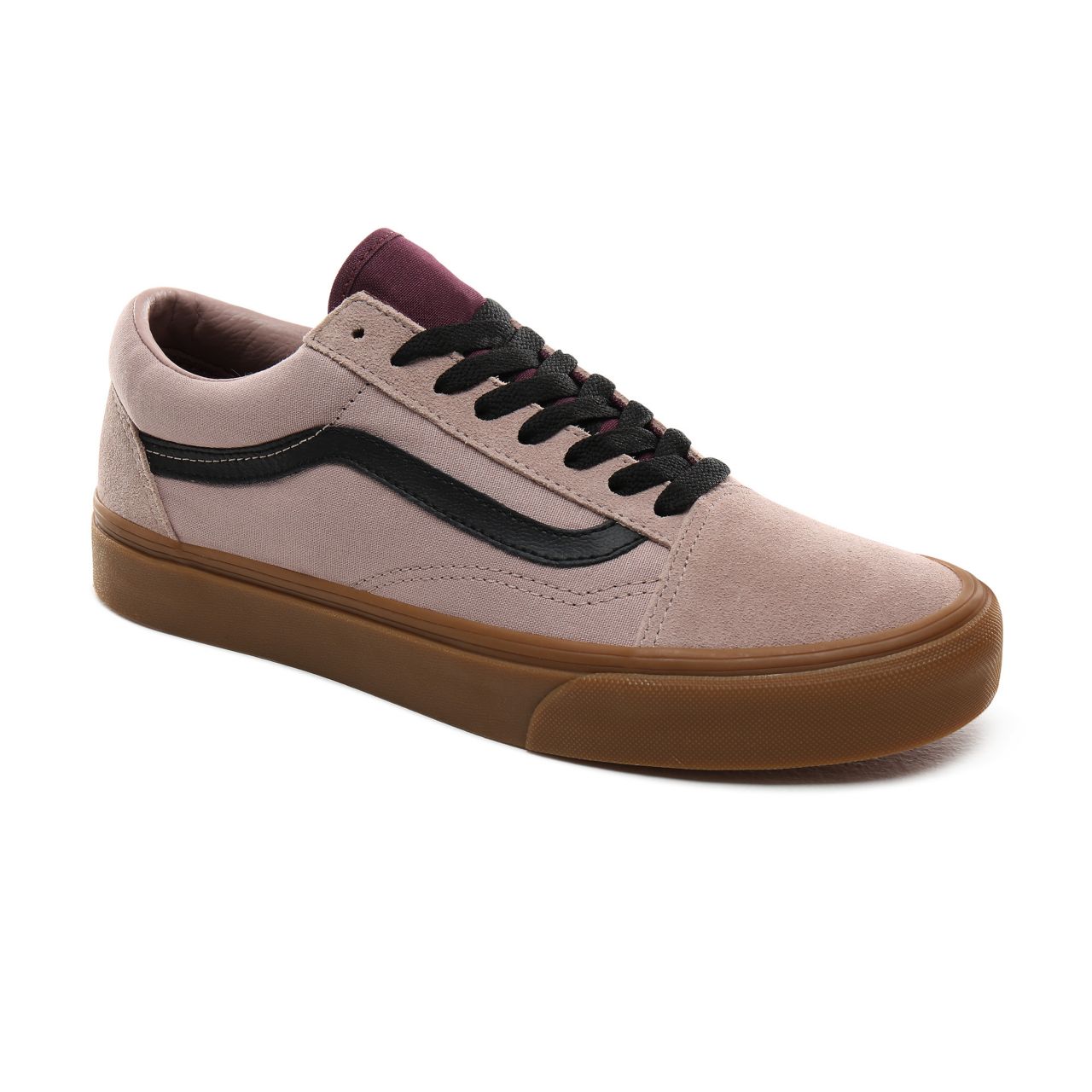 Vans Gum Old Skool Classic Mens Womens - (Gum) Shadow Gray/Prune VN0A4BV5V4S Shoes