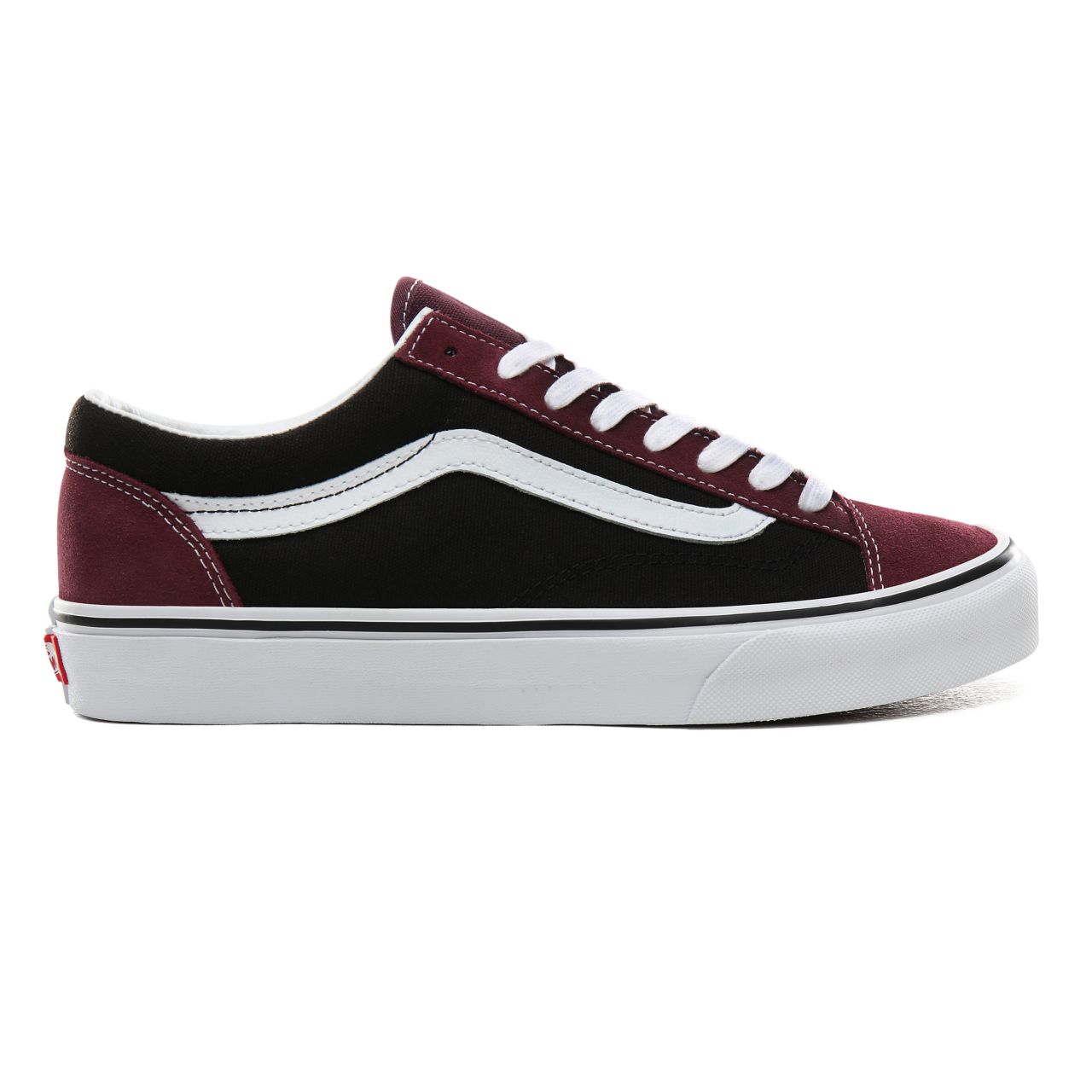 Vans Vintage Suede Style 36 Classic Mens Womens - (Vintage Suede) Prune/Black VN0A3DZ3XMQ Shoes