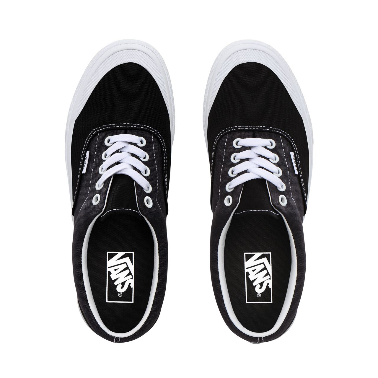 Vans Two-tone Era TC Classic Mens Womens - (2-Tone) black/obsidian VN0A4BTPTIQ Shoes