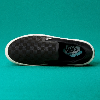 Vans Subtle Checkerboard ComfyCush One  Classic Mens Womens - (Subtle Checkerboard) Black VN0A45J5ZGJ Shoes