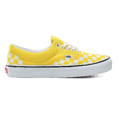 Vans Checkerboard Era Classic Mens Womens - (Checkerboard) Vibrant Yellow/True White VN0A4BV4VXL Shoes