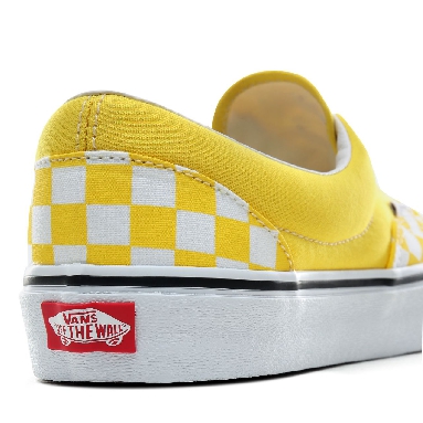 Vans Checkerboard Era Classic Mens Womens - (Checkerboard) Vibrant Yellow/True White VN0A4BV4VXL Shoes