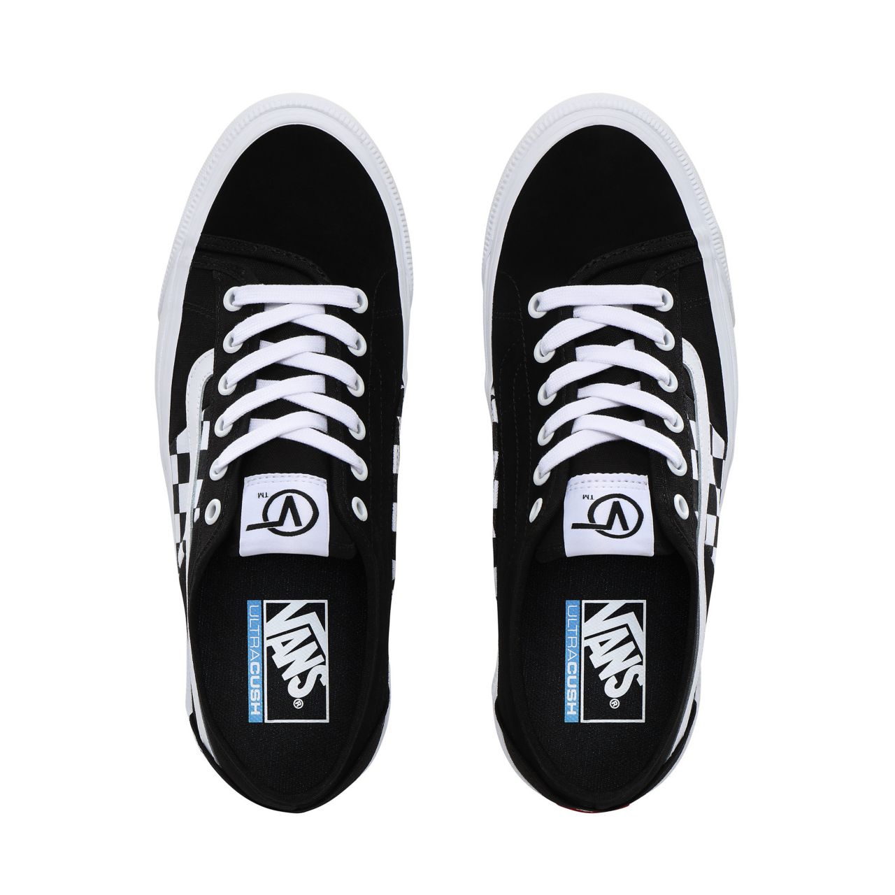 Vans Check Bess NI Classic Mens Womens - (Check) black/true white VN0A4BTHT7Z Shoes