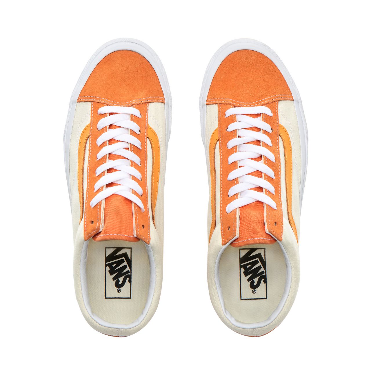 Vans Retro Sport Style 36 Classic Mens Womens - (Retro Sport) Amberglow/Marigold VN0A3DZ3VXY Shoes