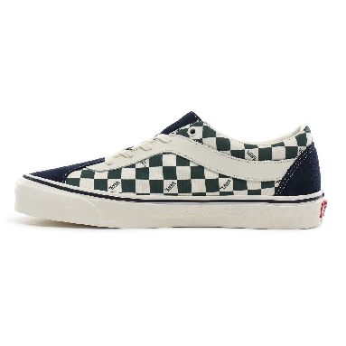 Vans Checkerboard Bold NI Classic Mens Womens - (Checkerboard) dress blues/trekking green VN0A3WLPT94 Shoes