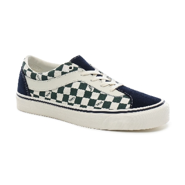 Vans Checkerboard Bold NI Classic Mens Womens - (Checkerboard) dress blues/trekking green VN0A3WLPT94 Shoes