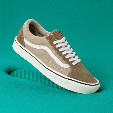 Vans Rip Cord ComfyCush Old Skool Classic Mens Womens - (Rip Cord) Twill/Marshmallow VN0A3WMAVX0 Shoes