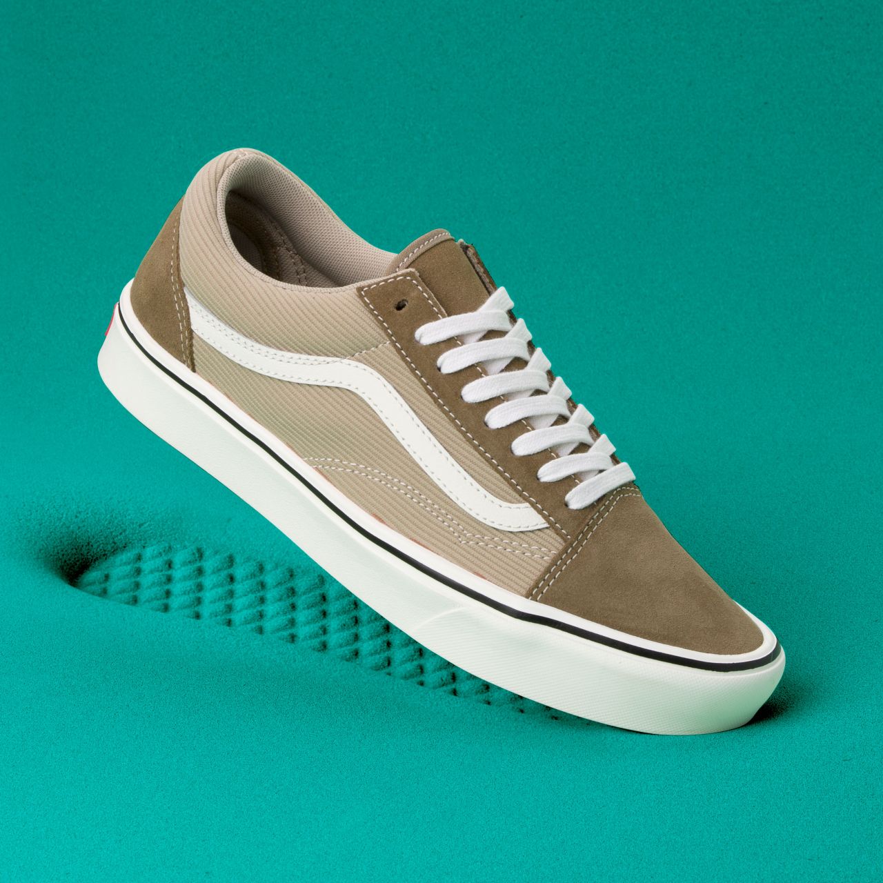 Vans Rip Cord ComfyCush Old Skool Classic Mens Womens - (Rip Cord) Twill/Marshmallow VN0A3WMAVX0 Shoes