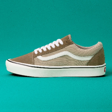 Vans Rip Cord ComfyCush Old Skool Classic Mens Womens - (Rip Cord) Twill/Marshmallow VN0A3WMAVX0 Shoes