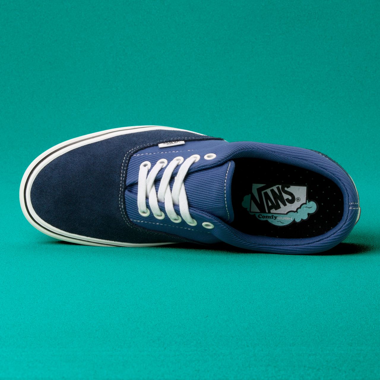 Vans Rip Cord ComfyCush Era Classic Mens Womens - (Rip Cord) Dress Blues/Marshmallow VN0A3WM9V9U Shoes