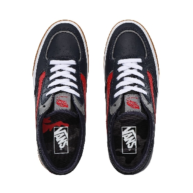 Vans Rowley Classic Classic Mens Womens - parisian night/racing red VN0A4BTTTRJ Shoes