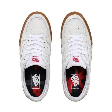 Vans Rowley Classic Classic Mens Womens - True White/Gum VN0A4BTTTRK Shoes