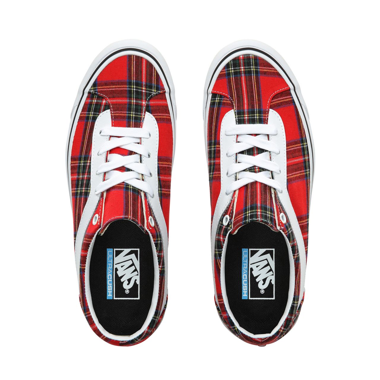 Vans Plaid Bold NI Classic Mens Womens - (Plaid) Red/True White VN0A3WLPV8C Shoes