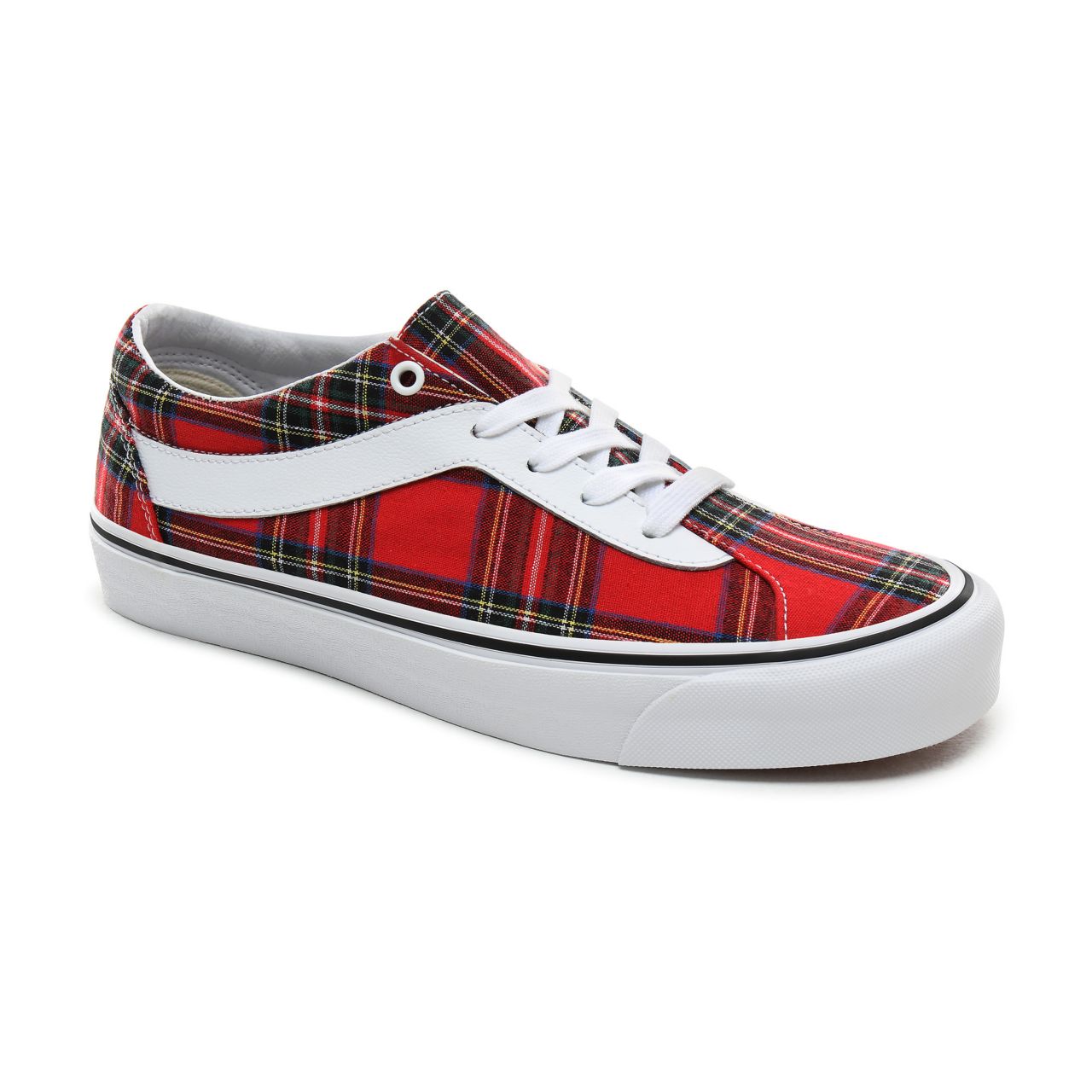 Vans Plaid Bold NI Classic Mens Womens - (Plaid) Red/True White VN0A3WLPV8C Shoes