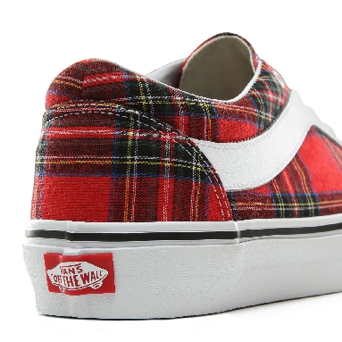 Vans Plaid Bold NI Classic Mens Womens - (Plaid) Red/True White VN0A3WLPV8C Shoes