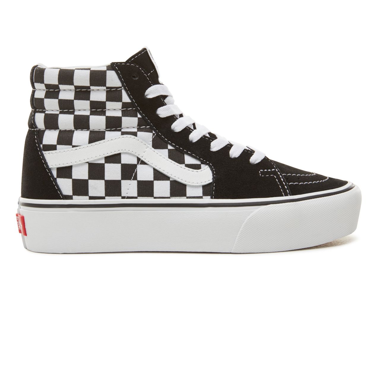 Vans Sk8-Hi Platform 2.0 Classic Womens - Checkerboard/True White VN0A3TKNQXH Shoes