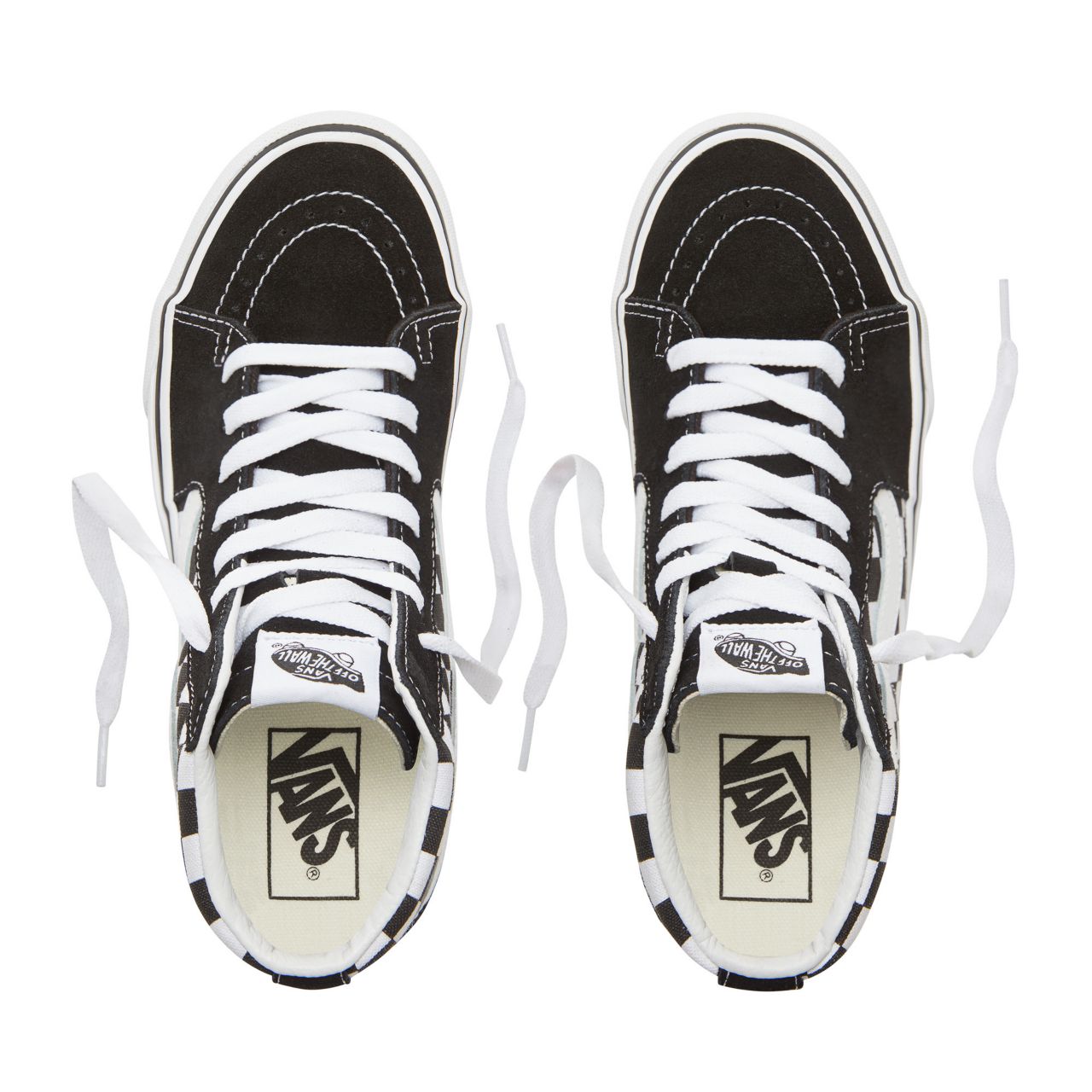 Vans Sk8-Hi Platform 2.0 Classic Womens - Checkerboard/True White VN0A3TKNQXH Shoes