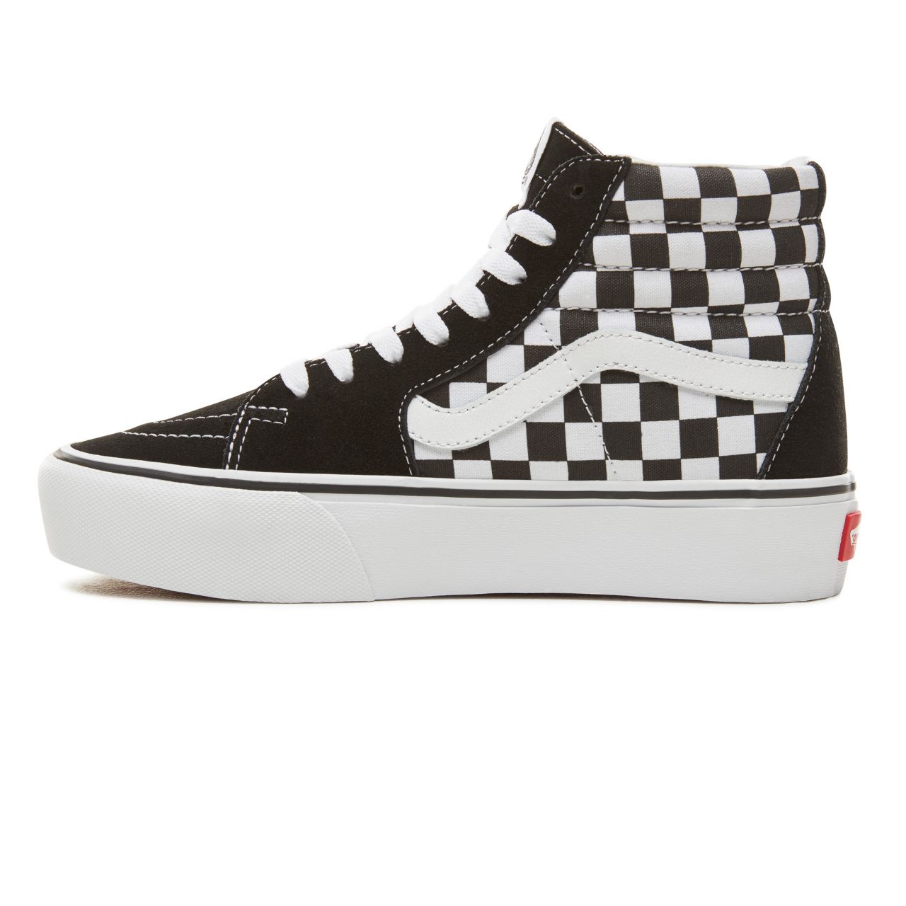 Vans Sk8-Hi Platform 2.0 Classic Womens - Checkerboard/True White VN0A3TKNQXH Shoes