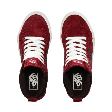 Vans Sk8-Hi MTE Classic Womens - (MTE) Biking Red/Chocolate torte VN0A4BV7XKL Shoes