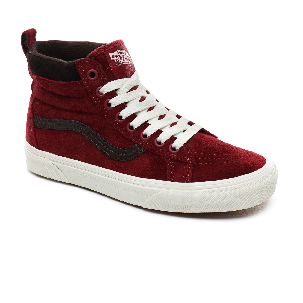 Vans Sk8-Hi MTE Classic Womens - (MTE) Biking Red/Chocolate torte VN0A4BV7XKL Shoes