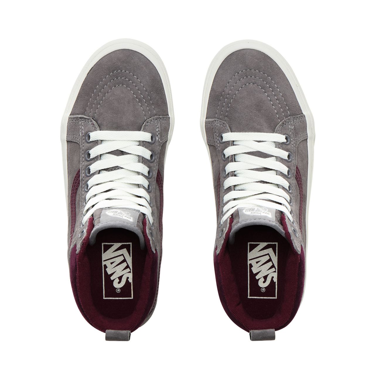 Vans Sk8-Hi MTE Classic Womens - (MTE) Frost Gray/Prune VN0A4BV7XKM Shoes