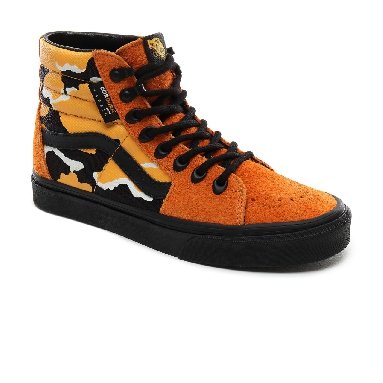 Vans Cordura Sk8-Hi Classic Womens - (Cordura) Amberglow/Camo/Black VN0A4BV6XK4 Shoes