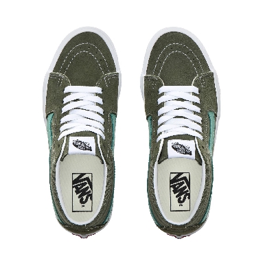 Vans Retro Sport Sk8-Mid Classic Womens - (Retro Sport) Deep lichen Green/Creme de Menthe VN0A3WM3VY0 Shoes