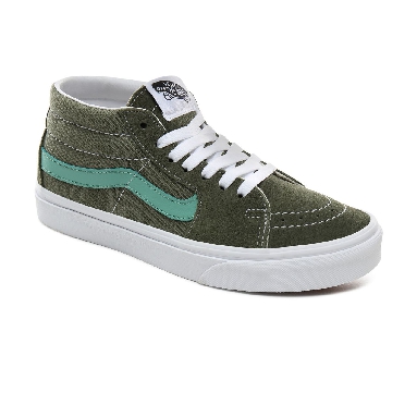 Vans Retro Sport Sk8-Mid Classic Womens - (Retro Sport) Deep lichen Green/Creme de Menthe VN0A3WM3VY0 Shoes