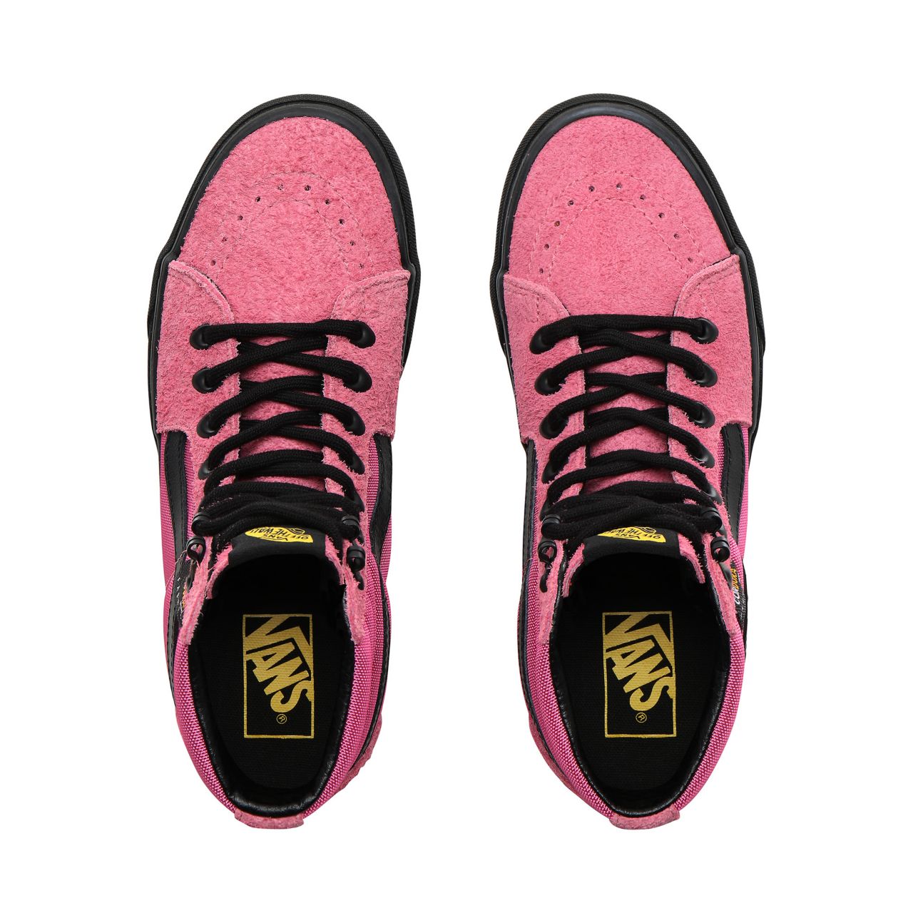 Vans Cordura Sk8-Hi Classic Womens - (Cordura) Azalea Pink/Black VN0A4BV6XK5 Shoes