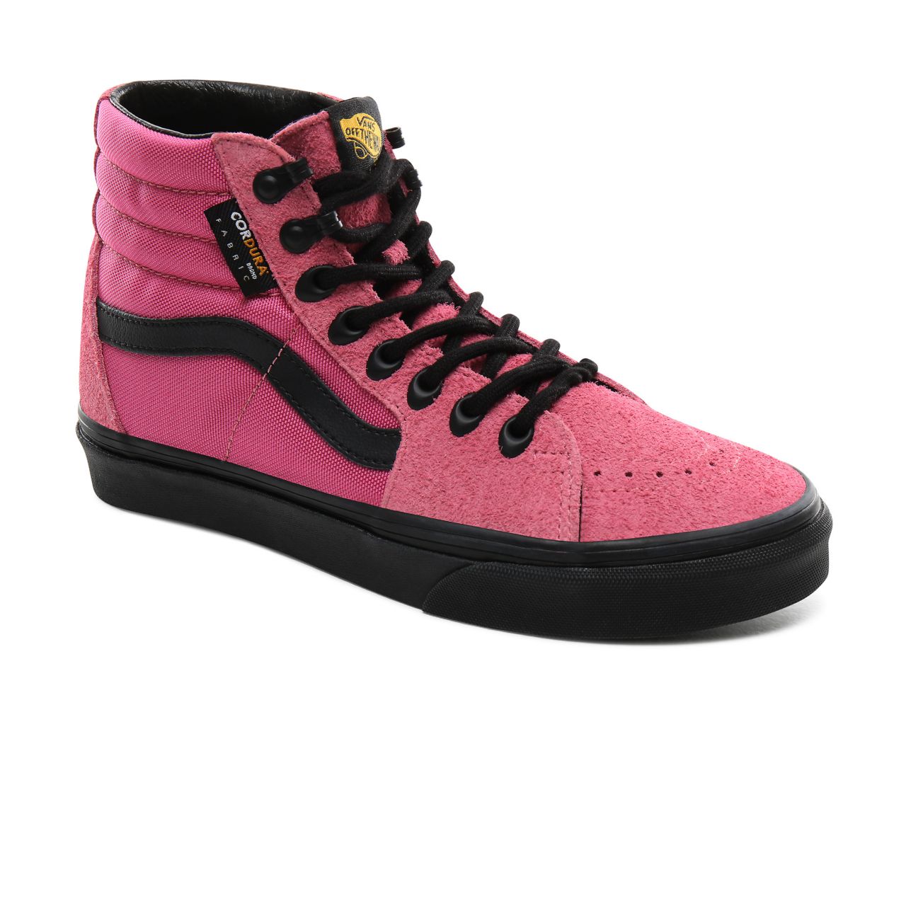 Vans Cordura Sk8-Hi Classic Womens - (Cordura) Azalea Pink/Black VN0A4BV6XK5 Shoes