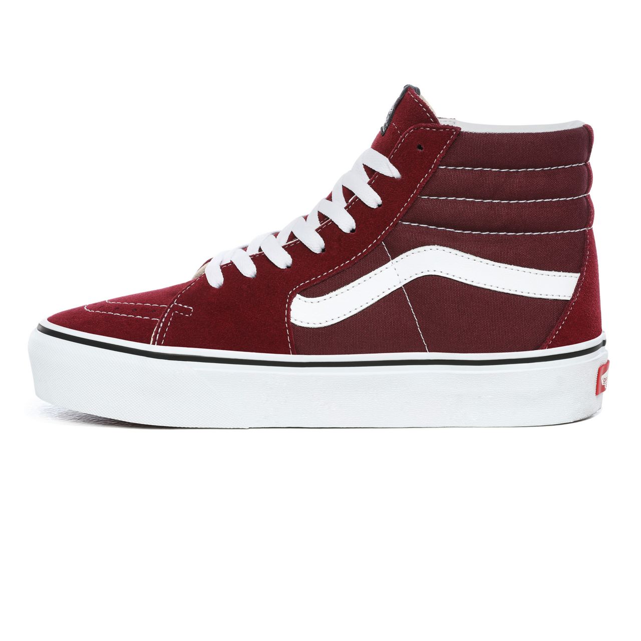 Vans SK8-Hi Platform 2.0 Classic Womens - burgundy/true white VN0A3TKNQSQ Shoes