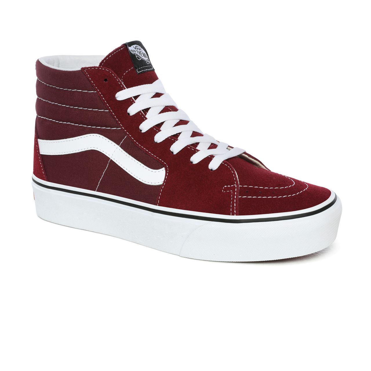 Vans SK8-Hi Platform 2.0 Classic Womens - burgundy/true white VN0A3TKNQSQ Shoes