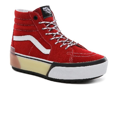 Vans SK8-Hi Stacked Classic Womens - chili pepper/true white VN0A4BTW7ZG Shoes