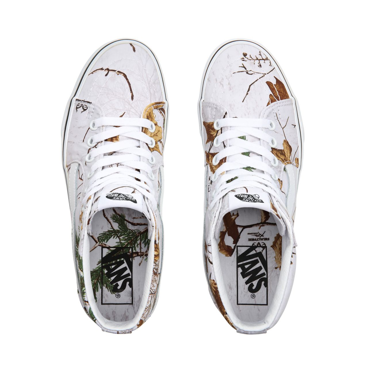 Vans Realtree Xtra x Vans  Xtra x Vans SK8-Hi Classic Womens - (Realtree Xtra) snow camo VN0A4BV6TSA Shoes