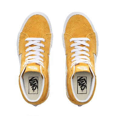 Vans Pig Suede Sk8-Hi Classic Womens - (Pig Suede) Mango Mojito/True White VN0A4BV6V77 Shoes